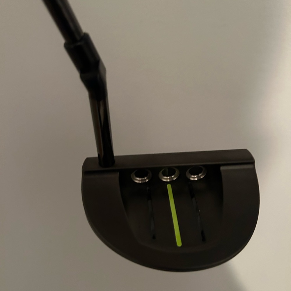 Black Putter with Green Line Scotty Cameron jet setter putter